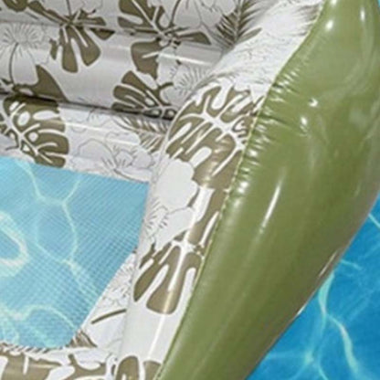 U-formet Oppustelig Badestol med Net