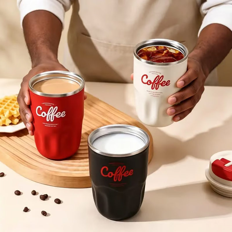Premium Termoflaske I 316 Rustfrit Stål Hold Din Kaffe Varm Hele Dagen