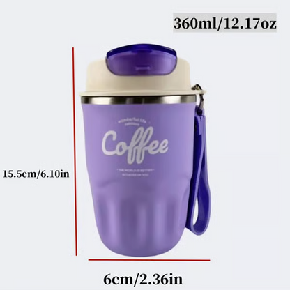 Premium Termoflaske I 316 Rustfrit Stål Hold Din Kaffe Varm Hele Dagen