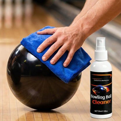 Professionel Olieopløsende Bærbar Bowlingkugle Rensespray med Absorberende Klud