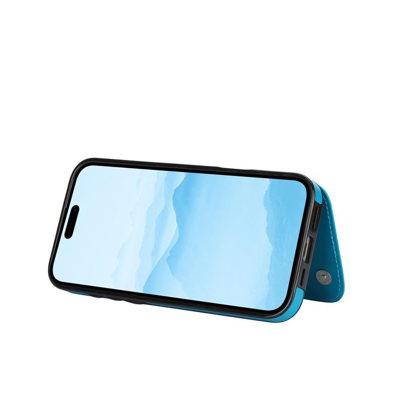 Blomstret telefoncover med indbygget kortholder