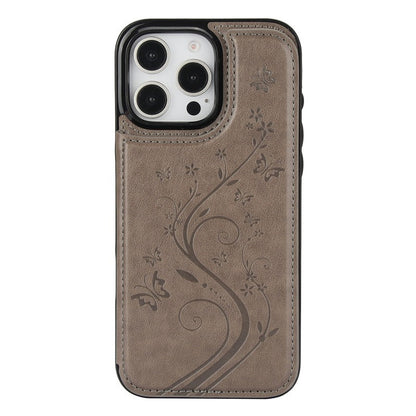 Blomstret telefoncover med indbygget kortholder