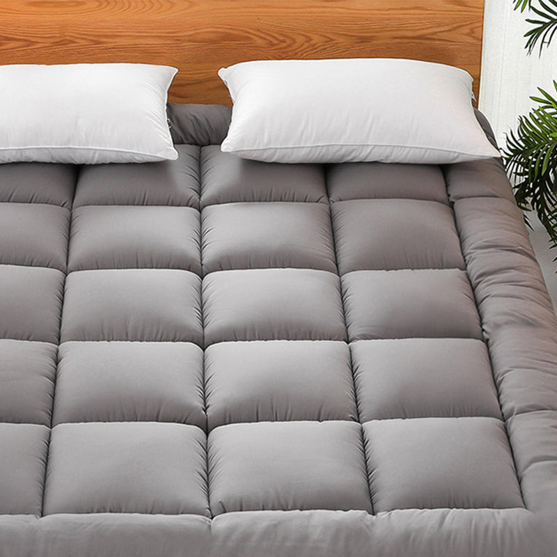 Blød, quiltet topmadras med sky-lignende komfort, 3D-quiltning og åndbart design til helårskomfort