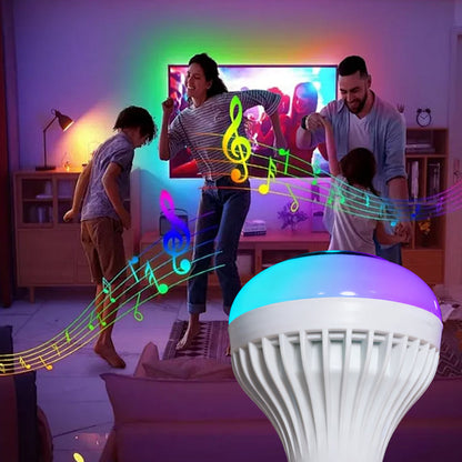 Smart musiklampe med indbygget Bluetooth-højtalere til stemningsfuld belysning og trådløs lyd