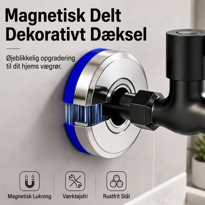 Dekorativ Magnetisk Rørrosette – Perfekt Finish Uden Værktøj