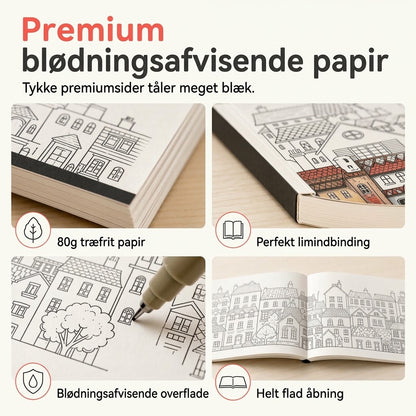 Minimalistisk Tændstikmand Malebog